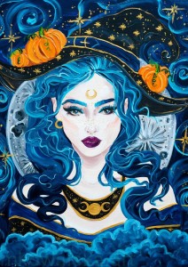 Plakat A3 - Czarodziejka Niebieska