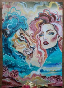 Plakat B2 - 70x50cm Dzika Róża pion