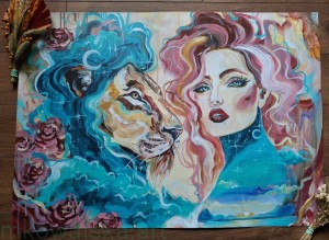 Plakat B2 - 70x50cm Dzika Róża poziom