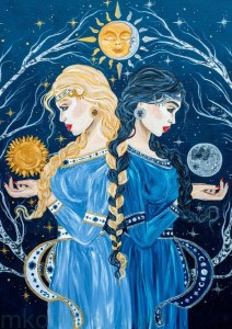 Plakat A4 - Białobóg i Czarnobóg