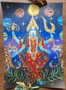 Plakat B2 - 70x50cm Kali indyjska bogini
