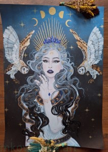 Plakat B2 - 70x50cm Lunula siwa