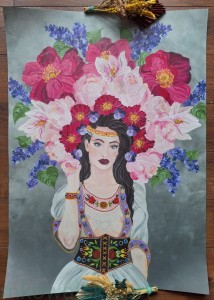 Plakat B2 - 70x50cm Łada słowiańska bogini miłości