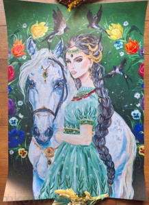 Plakat B2 - 70x50cm Vesna południowosłowiańska bogini wiosny