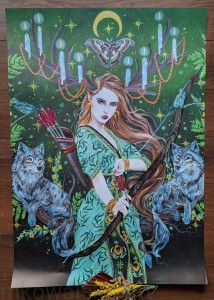 Plakat B2 - 70x50cm Dziewanna Gromniczna