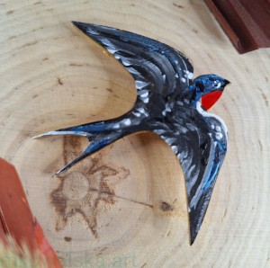 Broszka - jaskółka