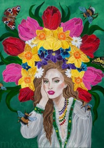 Plakat A3 - Żywia północnosłowiańska bogini wiosny