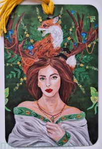 Zakładka do książki słowiańska: Dziewanna z Lisem