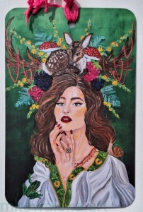 Zakładka do książki słowiańska: Dziewanna z Sarenką