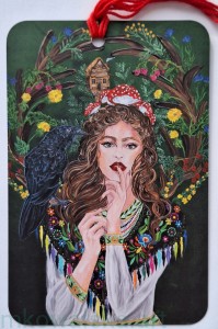 Zakładka do książki słowiańska: (Baba) Jaga