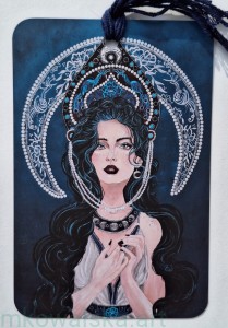 Zakładka do książki słowiańska: Lunula Czarna