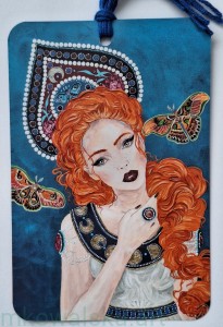 Zakładka do książki słowiańska: Lunula Ruda