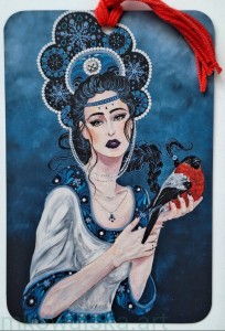 Zakładka do książki słowiańska: Marzanna z gilem