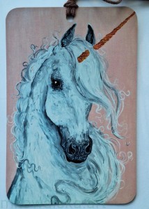 Zakładka do książki zwierzęta: Jednorożec Roman