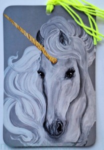 Zakładka do książki zwierzęta: Jednorożec Stefan