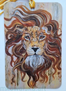 Zakładka do książki zwierzęta: Lew Aslan