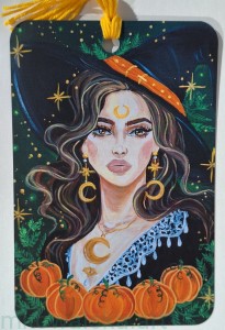 Zakładka do książki: Czarodziejka Dyniowa Brunetka