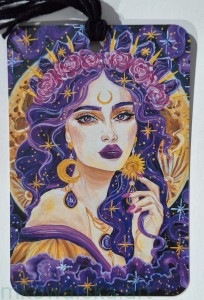 Zakładka do książki kamienie: Agat Fioletowy