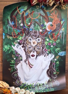 Plakat B2 - Leszy słowiański duch lasu