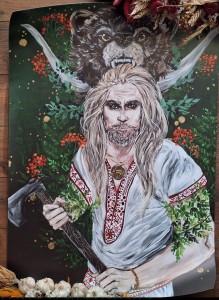 Plakat B2 - Weles słowiański bóg podziemii magii przysiąg prawa