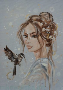 Plakat A4: Przenikanie Spokój