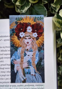 Zakładka do książki magnetyczna: Mokosz z lawendą Bogini Matka