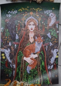 Plakat B2 70x50cm - Widząca