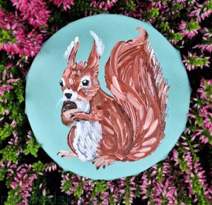 Obraz oryginalny: Wiewiórka Basia o10 cm 2025