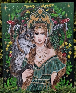 Obraz oryginalny: Słowiański Las 60x50cm 2025