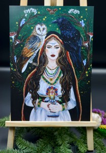 Plakat A4 - Szeptucha, Tajemniczy Uzdrowiciel. Wiedźma, biała magia