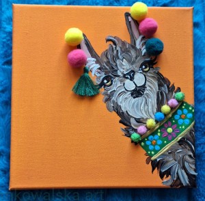 Alpako-lama Mareczek 20x20cm 2026