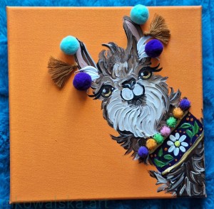 Alpako-lama Krzysio 20x20cm 2026