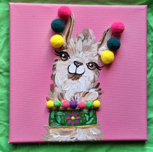 Alpako-lama Karinka 20x20cm 2026