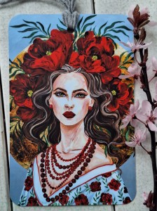 Zakładka do książki: Makowa panna - Glamour Slavic Folk