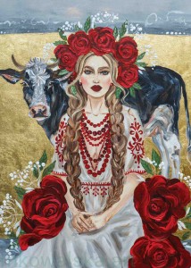 Plakat A3: Marysieńka - Glamour Slavic Folk