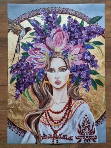 Plakat B2 70x50cm: Ciepły wiatr - Glamour Slavic Folk