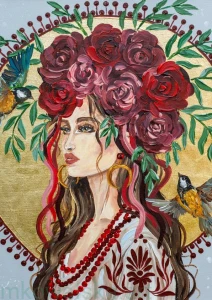 Plakat A3: Powrót do domu - Glamour Slavic Folk