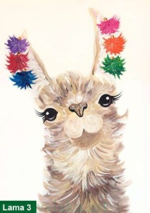 Plakat A4 - Lama 3