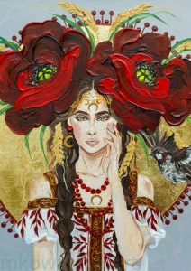 Plakat A4: Żar się żarzy - Glamour Slavic Folk