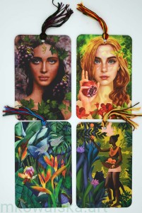 Zestaw zakładek do książek - Tajemniczy Ogród