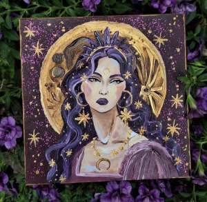 Szkatułka: Ametystowa Czarodziejska 16x16x7cm