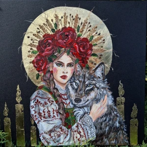Obraz oryginalny: Pomiędzy na miedzy GROMNICZNA 50x50cm 2026