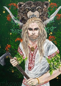 Plakat A4 - Weles, Pan Zaświatów i Uzdrowienia