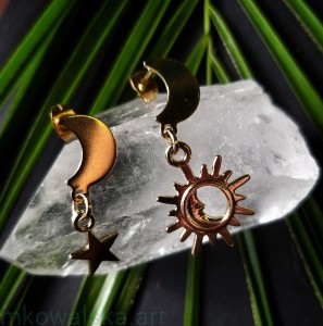 !Kolczyki Gwiaździsta Noc