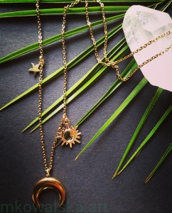 !Naszyjnik Lunula słowiański symbol kobiecości